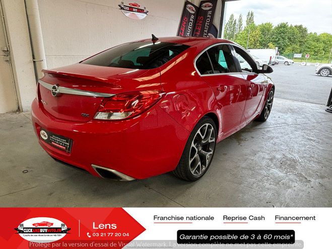 Opel Insignia OPC 2.8 V6 TURBO 325CV / 4X4 / RECARO /  Rouge Verni de 2012