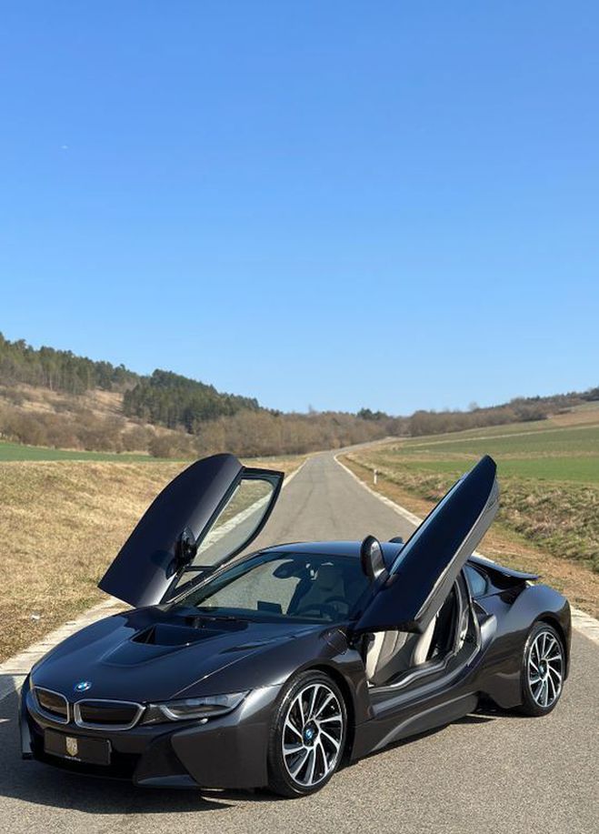 BMW I8 I12 362 ch A GRIS FONCE de 2018