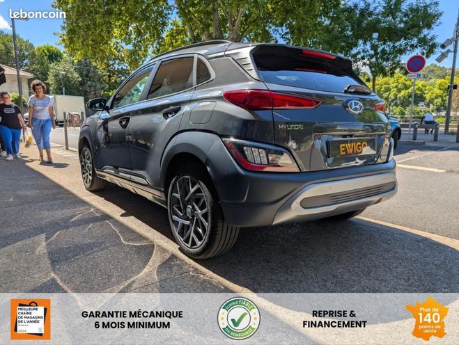 Hyundai Kona 1.6 GDI 141H 105 HYBRID HEV 1.6KWH CREAT Gris de 2023