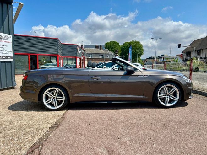 Audi A5 CABRIOLET 3.0 TDI 218CH S LINE QUATTRO S Marron de 2017