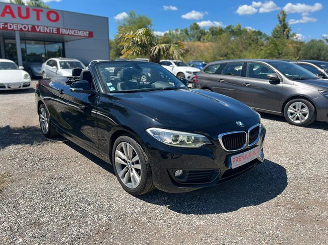 BMW Serie 2 Cabriolet 220d 2.0 d 16V Steptronic Loun Noir de 2015