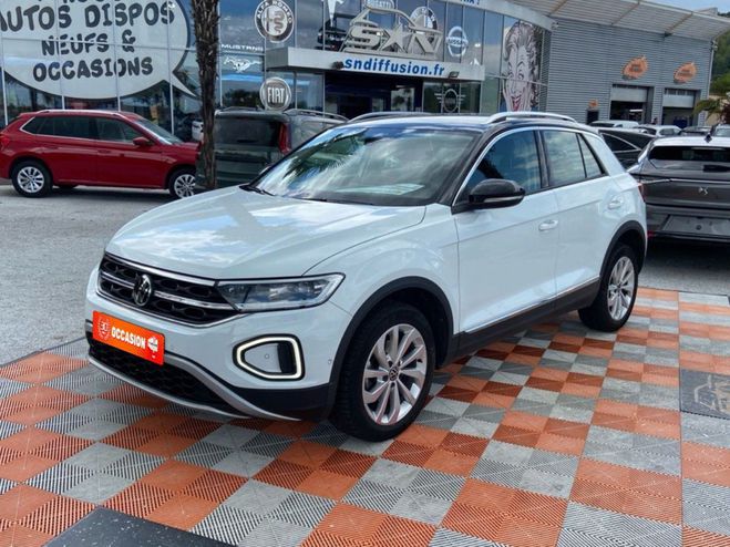 Volkswagen T Roc 1.5 TSI 150 DSG7 STYLE GPS Toit Noir 1M Blanc de 2022