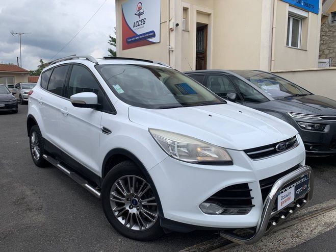 Ford Kuga II 2.0 TDCi 140ch FAP Titanium BLANC de 2014