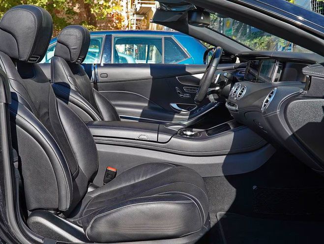 Mercedes Classe S VII Cabriolet 500 9G-Tronic 455 * GARANT noir mtal de 2016