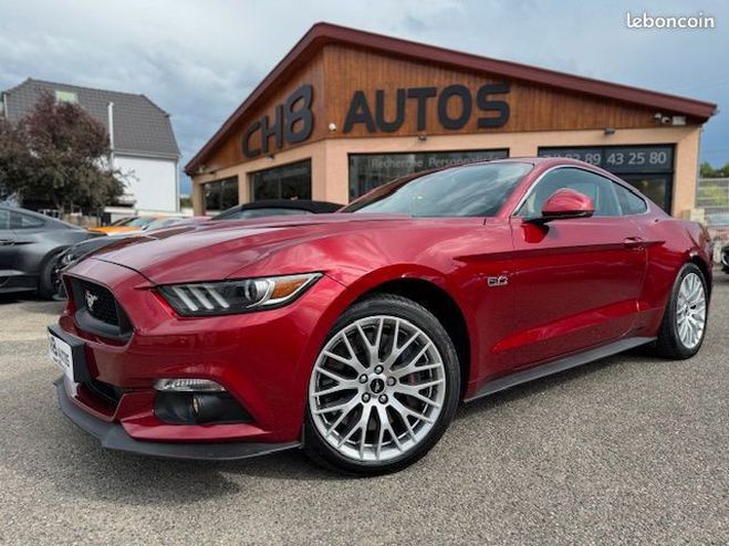 Ford Mustang v8 5.0 gt fastback pack premium 1ere mai Rouge de 2016