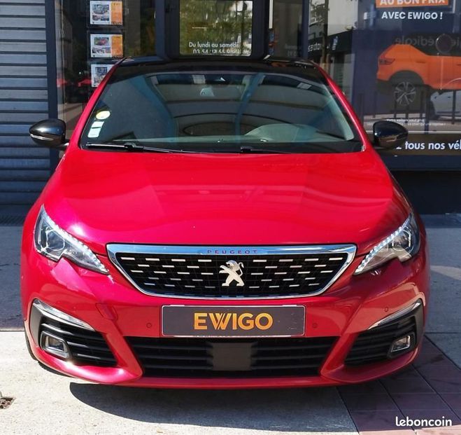 Peugeot 308 1.6 BLUEHDI 120CH GT LINE EAT BVA TOIT P Rouge de 2018