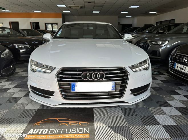 Audi A7 Sportback 3.0 TDI quattro S line S-troni Blanc de 2017