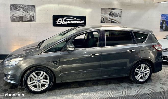 Ford S Max 2.0 ECOBLUE 150CH TITANIUM BUSINESS BVA8 Gris de 2019