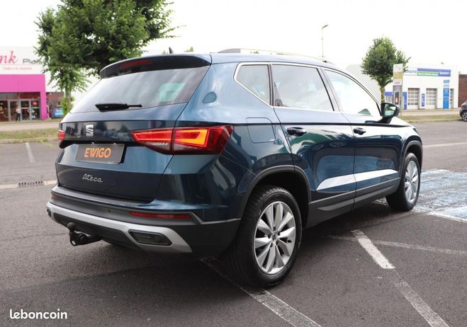 Seat Ateca 1.5 TSI 150ch STYLE DSG BVA CARPLAY ATTE Bleu de 2021