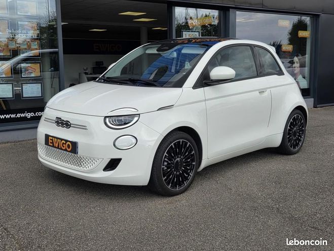 Fiat 500 118ch 42KWH ICONE PLUS-TOIT PANORAMIQUE Blanc de 2022