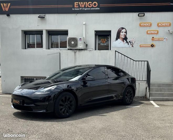 Tesla Model 3 LONG RANGE DUAL MOTOR 476CH AWD 75 KWH Noir de 2023