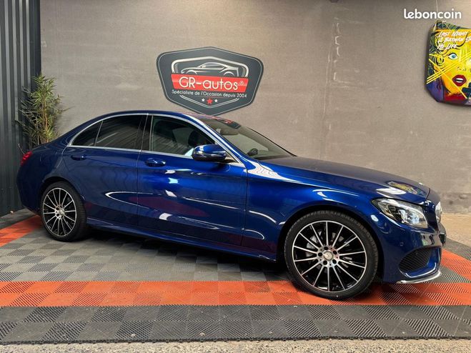 Mercedes Classe C C200d AMG Line 136cv Entretien full Burm Bleu de 2016