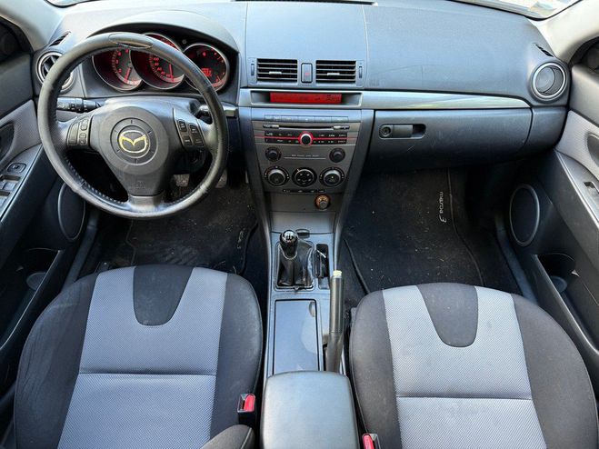 Mazda 3 BK 1.6 MZ-CD 110cv Performance 2e main Noir de 2008