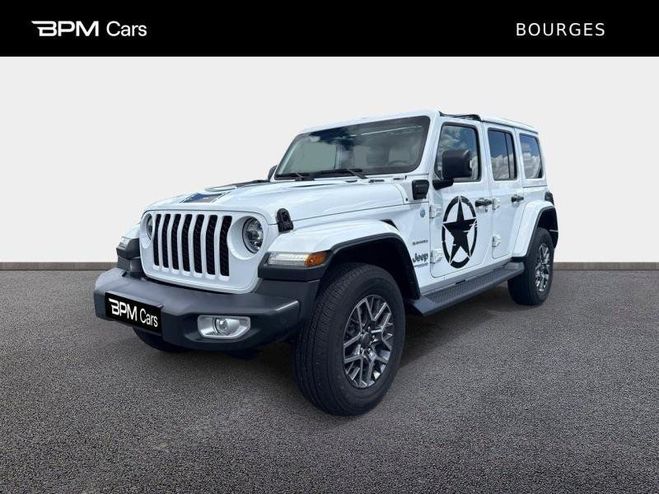 Jeep Wrangler Unlimited 2.0 T 380ch 4xe Sahara Command Blanc de 2021