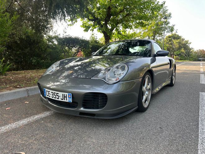 Porsche 911 996 Turbo 3.6L 420CH BVM6 Gris fonc de 2001