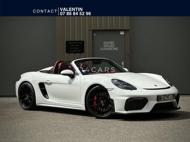 Porsche 718 Spyder 4.0i - 420 TYPE 982 . BLANC de 2019