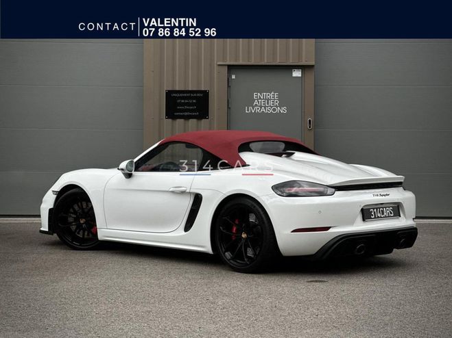 Porsche 718 Spyder 4.0i - 420 TYPE 982 . BLANC de 2019