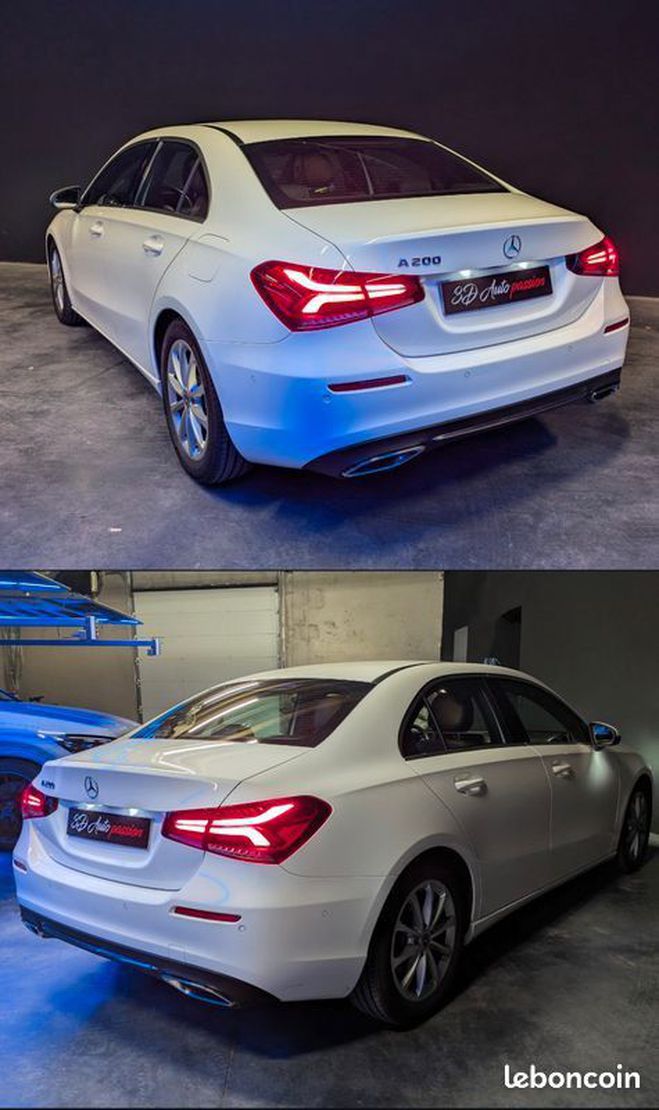 Mercedes Classe A 200 Berline 163ch 7G-DCT Progressive lin Blanc de 2020