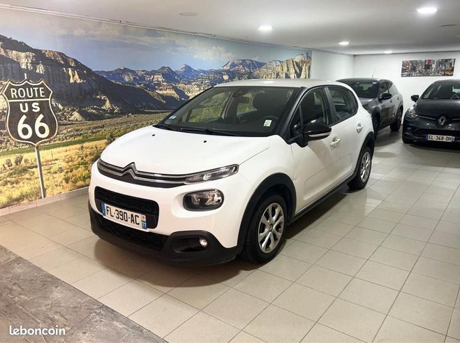 Citroen C3 SOCIETE 1.5 BLUE HDI 100 FEEL Blanc de 2019