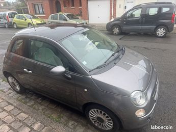  Voir détails -Fiat 500 1.2 L essence lounge 70 cv 92450 km 4cv à Armentires (59)