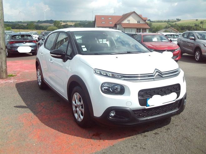 Citroen C3 III 1.6 BLUE HDI 75CH FEEL BUSINESS 5 PO Blanche Banqu de 2018