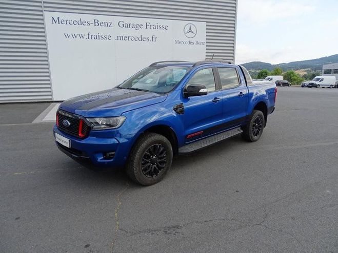 Ford Ranger 2.0 TDCi 213ch Double Cabine Stormtrak B Bleu Lightning Mtallis de 2022