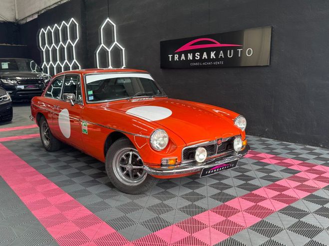MG MGB B GT 1.8l 97 ch Jantes 14 ~ AccoudoirAV Orange de 1976
