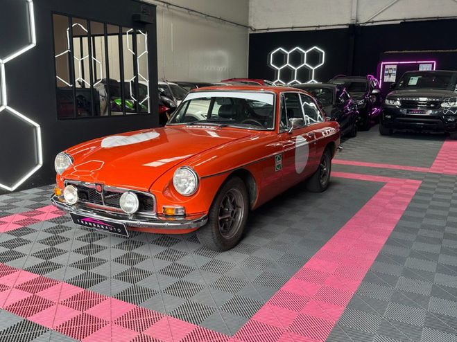 MG MGB B GT 1.8l 97 ch Jantes 14 ~ AccoudoirAV Orange de 1976