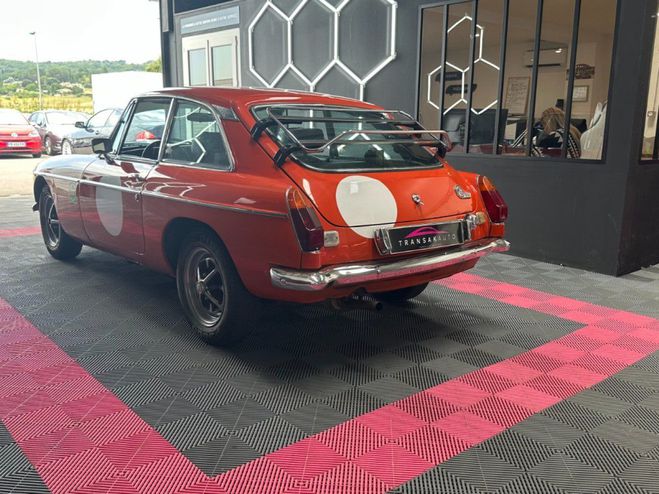 MG MGB B GT 1.8l 97 ch Jantes 14 ~ AccoudoirAV Orange de 1976