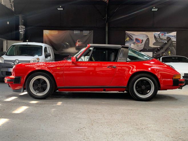 Porsche 911 TARGA 3.2 231CV G50 / 99000 KMS D ORIGIN ROUGE INDIEN de 1989