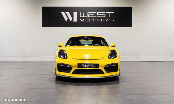 Porsche Cayman 981 GT4 3.8 385 IMMAT France Alcantara C Jaune de 2016