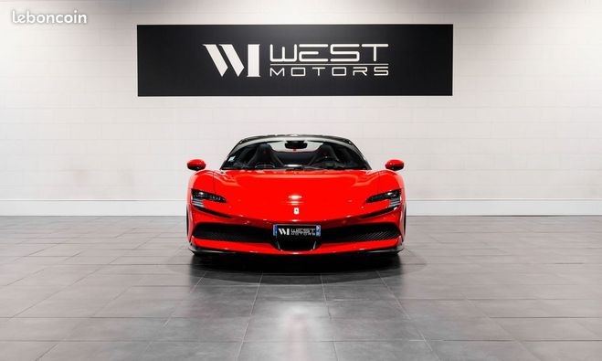 Ferrari SF90 Stradale Spider 1MAIN FRANAISE ? Carbone Lift C Rouge de 2023