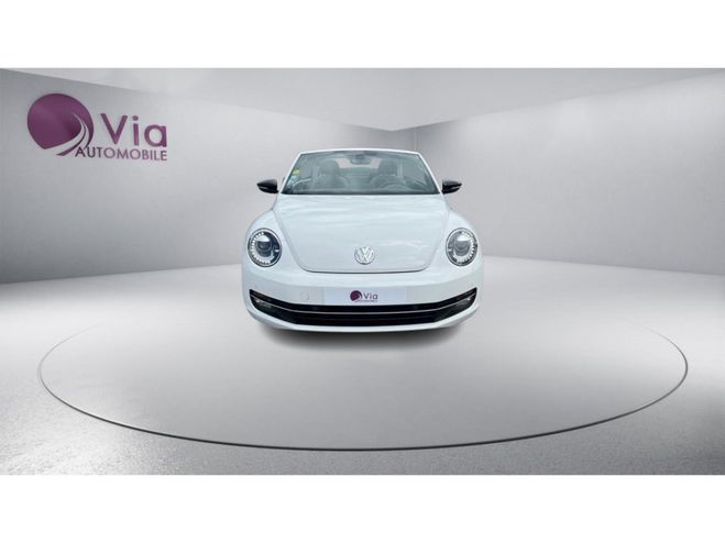 Volkswagen Coccinelle Cabriolet 2.0 TDI 140 - 1ERE MAIN - RADA BLANC de 2014