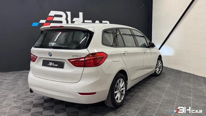 BMW Serie 2 GRAN-TOURER 1.5 216 D 115 / 7 Places Blanc de 2015