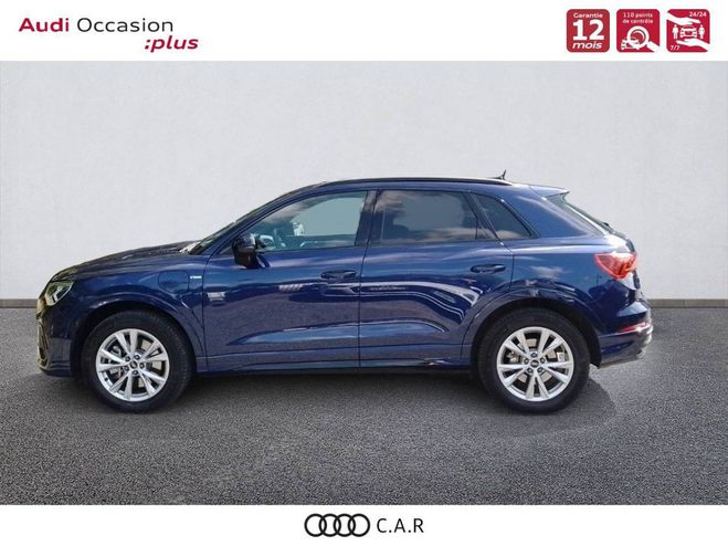Audi Q3 45 TFSIe 245 ch S tronic 6 S line Navarra Blue Metallic de 2024