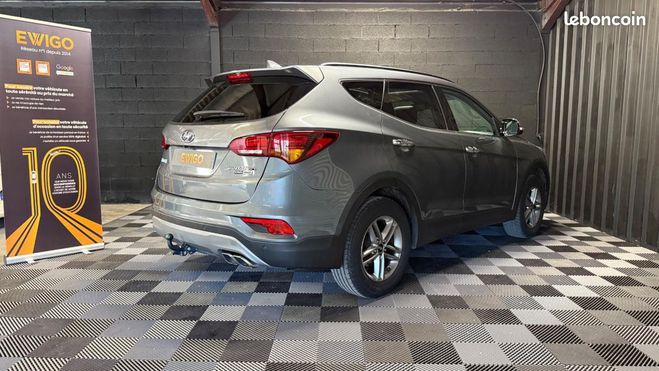 Hyundai Santa Fe 2.2 CRDI 200 CREATIVE 4WD BVA ATTELAGE T Gris de 2018