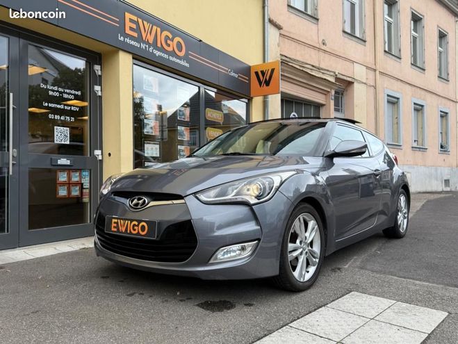 Hyundai Veloster 1.6 GDI 140 PACK PREMIUM DCT-TOIT OUVRAN Gris de 2012