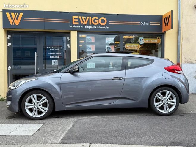 Hyundai Veloster 1.6 GDI 140 PACK PREMIUM DCT-TOIT OUVRAN Gris de 2012