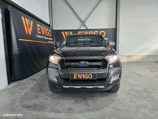 Ford Ranger DOUBLE CABINE 3.2 TDCI 200 WILDTRAK 4X4  Noir de 2018