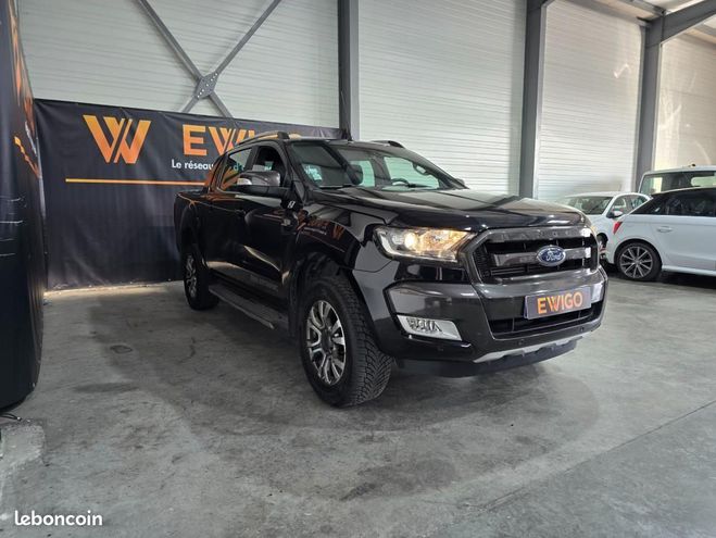 Ford Ranger DOUBLE CABINE 3.2 TDCI 200 WILDTRAK 4X4  Noir de 2018