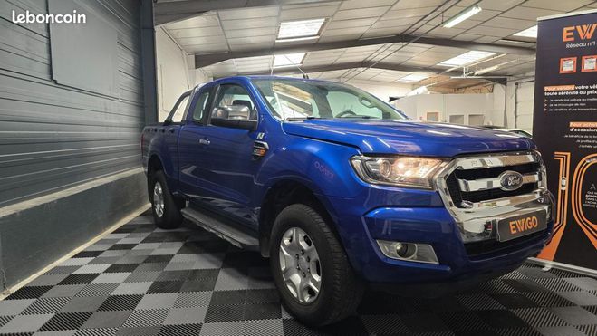Ford Ranger 2.2 TDCI 160 LIMITED 4X4 BVA Bleu de 2017