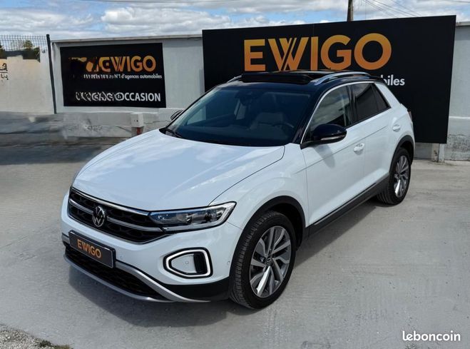Volkswagen T Roc 2.0 TDI 150 ch STYLE EXCLUSIVE DSG7 T Blanc de 2024