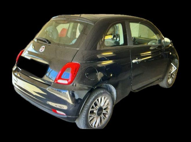 Fiat 500 1.2 8V 69CH POP Noir de 2015