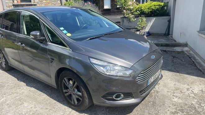 Ford S Max 2.0 TDCI 150CH STOP&START TITANIUM 7PLAC Gris F de 2016