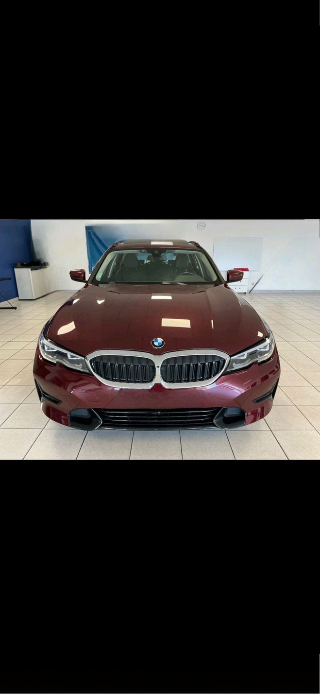 BMW Serie 3 G21 320D SPORT LINE / BVA8 / TOIT OUVRAN Rouge Fonc de 2022