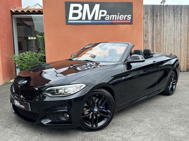 BMW Serie 2 CABRIOLET (F23) 220IA 184CH SPORT Noir de 2015