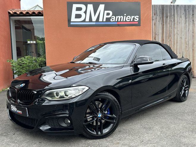 BMW Serie 2 CABRIOLET (F23) 220IA 184CH SPORT Noir de 2015
