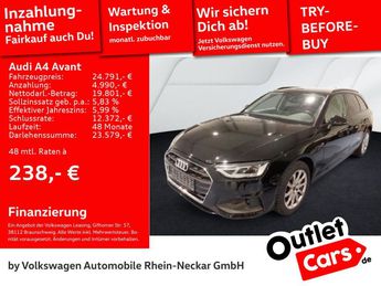 Voir détails -Audi A4 Avant 35 TFSI S tronic Navi LED à Leimbach (68)