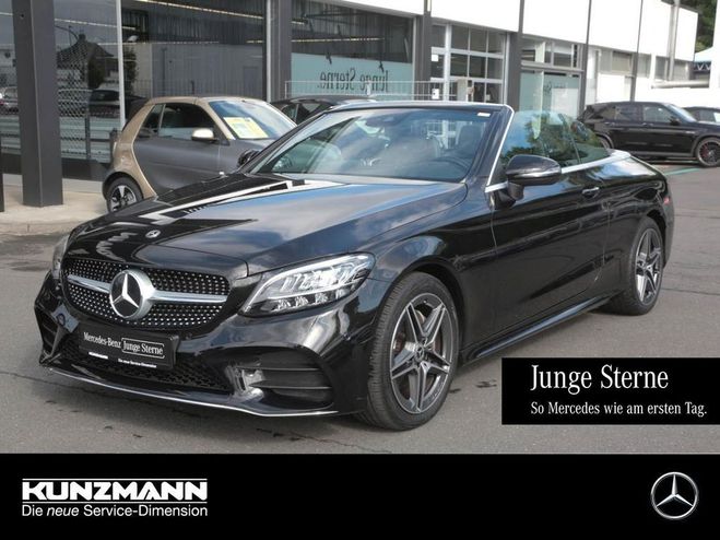 Mercedes Classe C 180 Cabriolet AMG Line Bleu Mtallise de 