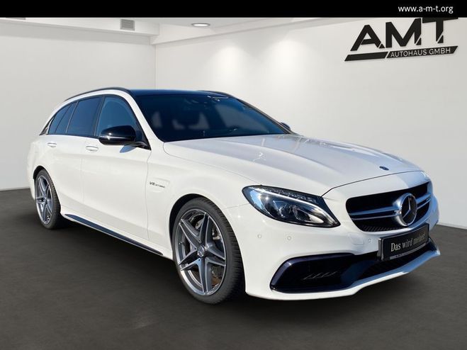 Mercedes Classe C AMG 63 T Pano Distronic Sound Blanc de 